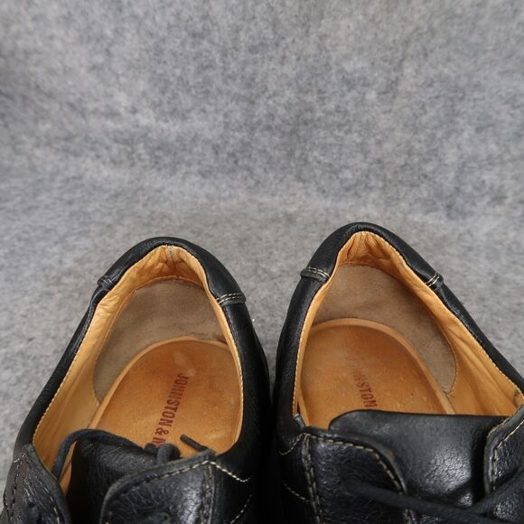 Johnston & Murphy Shoes Men 10 Oxford Leather Shuler Athletic Black Comfort Work main image 7